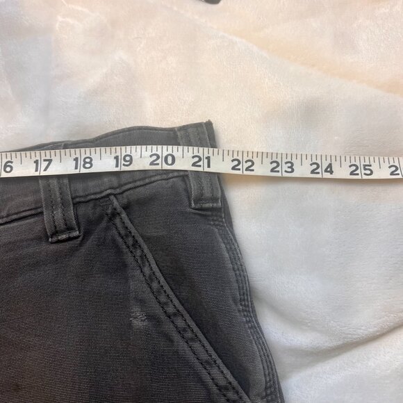 Carhartt Grey Rugged Flex Relaxed Fit Flannel-Lined Utility Work Pant Size 42x30 - Picture 7 of 9